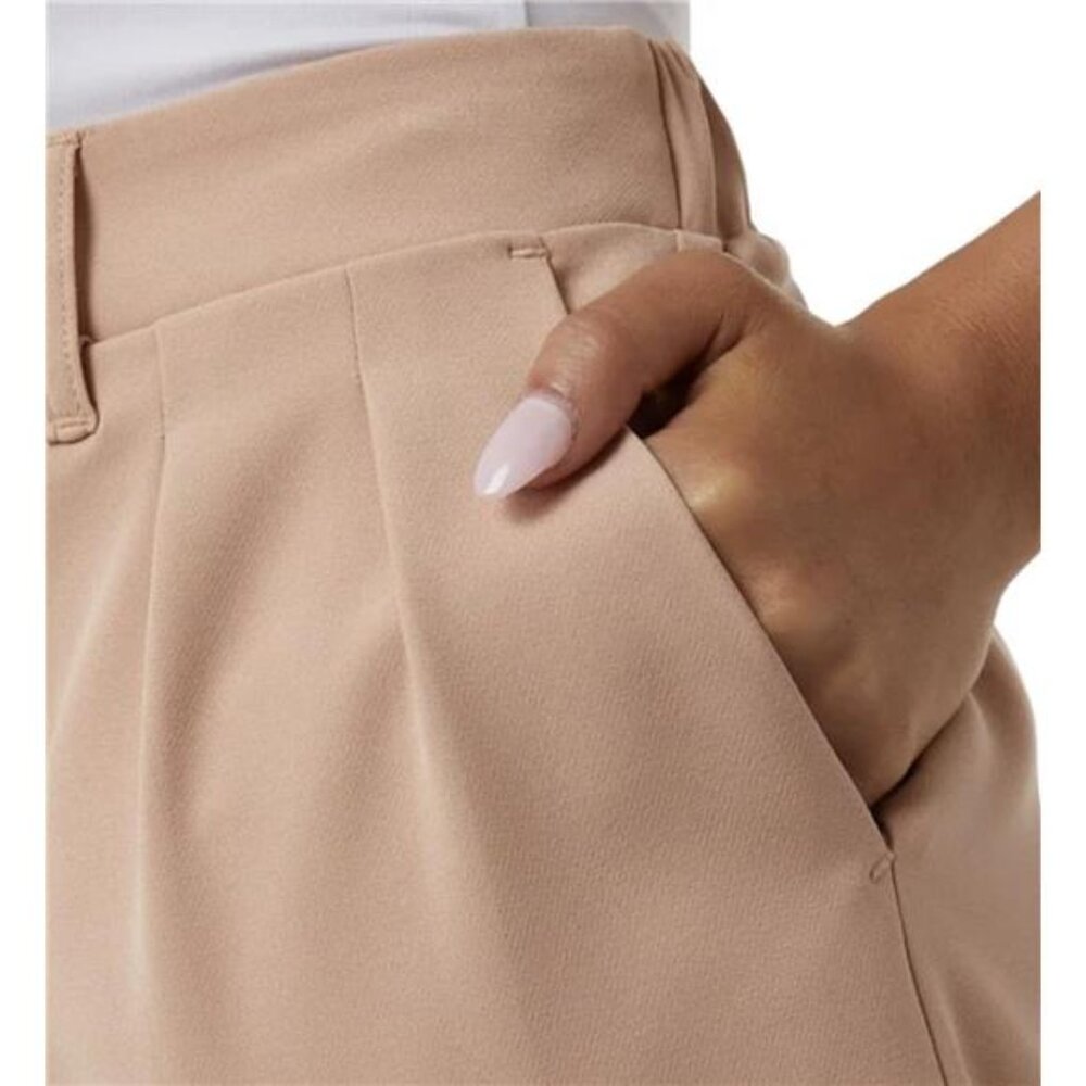 32 Degrees Cool Women's Pull On Pleated Short (Orange,  XX-Large) - Picture 5 of 5